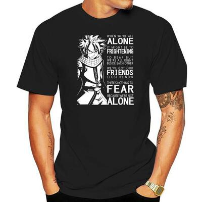 Men T Shirt Natsu Dragneel T-shirt  Fairy Tail Guil Women T-