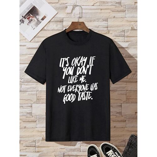 FP Men's 'IT'S OKAY IF You DON'T LIKE ME...' Print Loose T-s