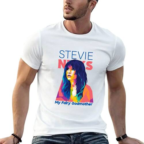 New Stevie Nicks Is My Fairy Godmoher T-Shir blank  shirs su