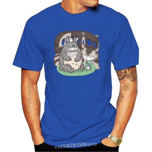 New My Neighbor Totoro Bus Tonari No Totoro Tee Shirt Male 3