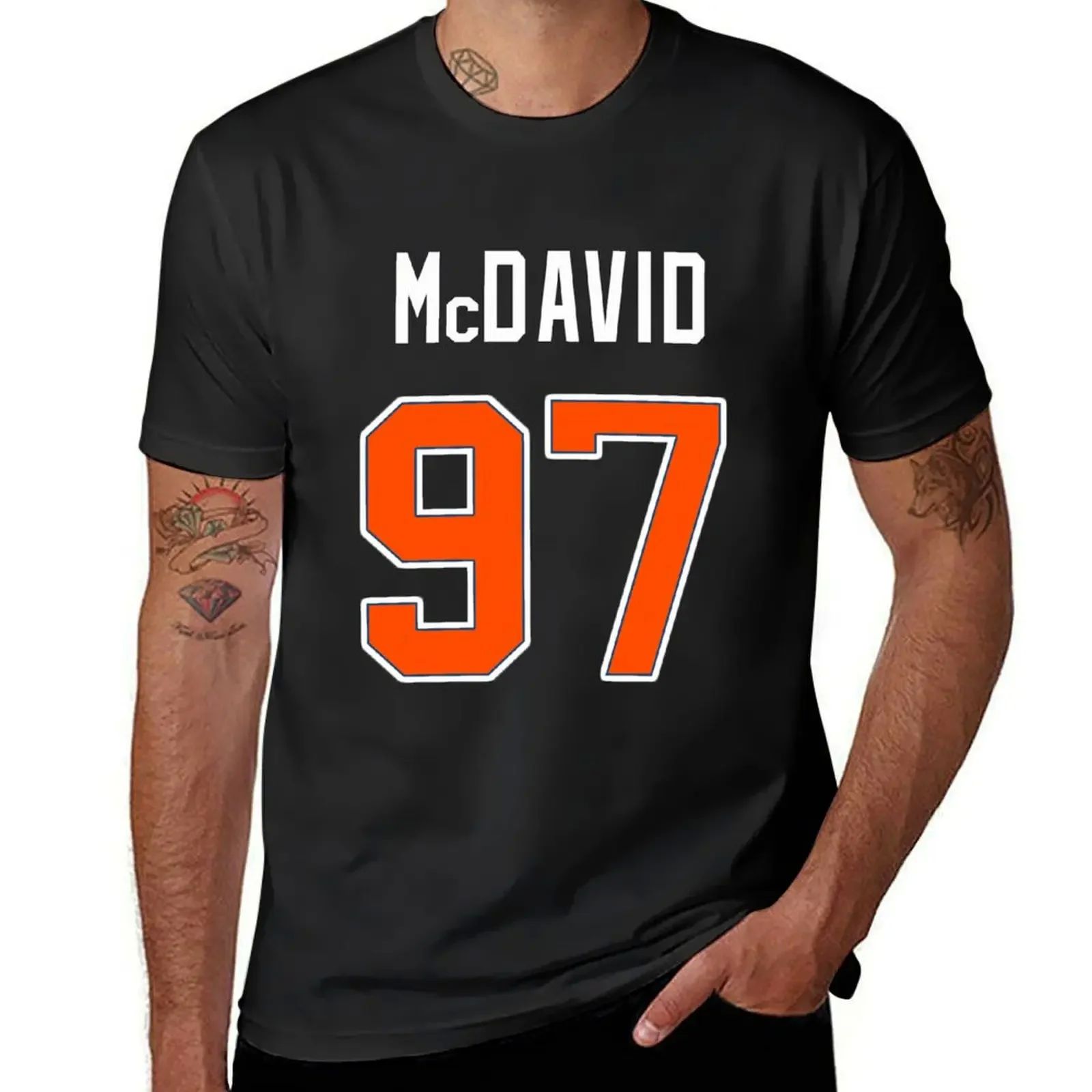 McDavid Jersey T-Shirt kawaii clothes anime mens graphic t-s图片