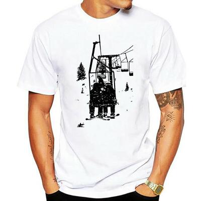 Snow Lift Ski Chair Lift Colorado Mountains Black And White