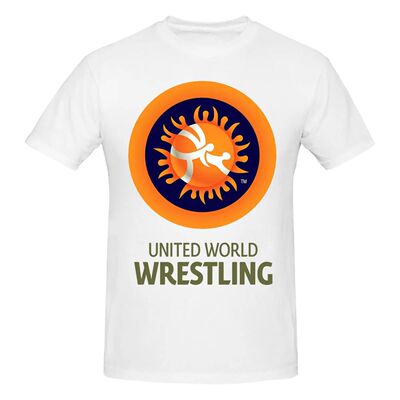 2025 Funny United World Wrestling Living Room Men's T-shirt