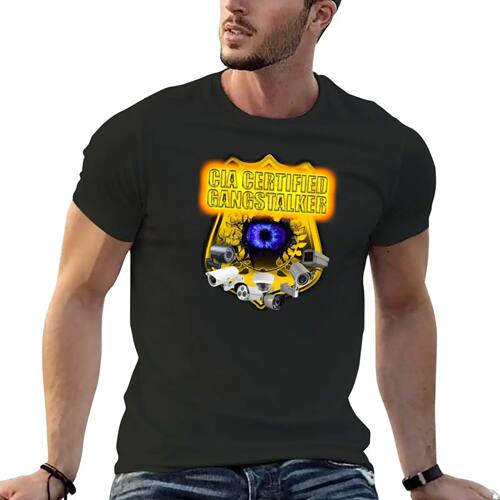 New CERTIFIED GANGSTALKER T-Shirt shirts graphic tees  aesth