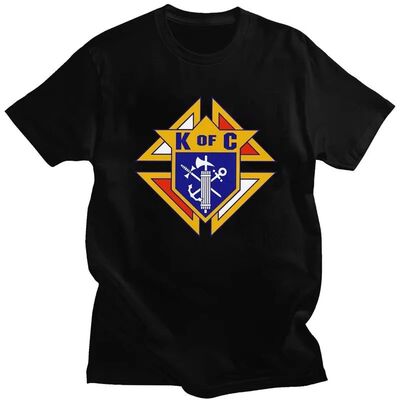 Custom Knights of Columbus Tshirts for Men Short Sleeves Pri