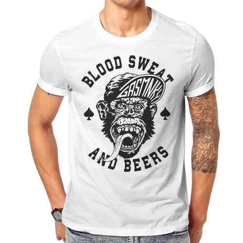 Hot selling in Summer Unisex T-shirts funny animal Gas Manke