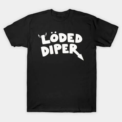 Funny Clothes LODED DIPER DIARY OF A WIMP Printed T-shirt To