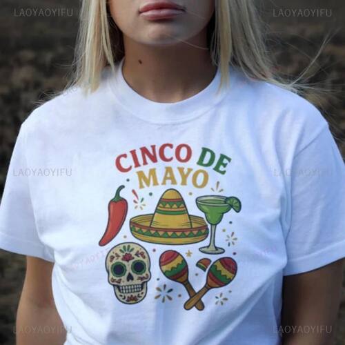?Cinco De Mayo Mexican Fiesta Sombrerographic T Shirts Marga