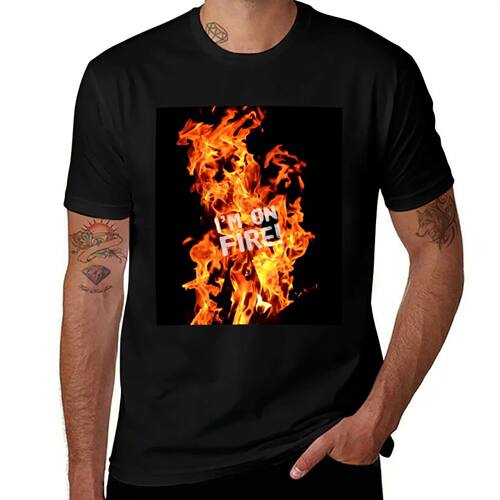 I’m on fire! T-Shirt customizeds anime t shirts summer tops