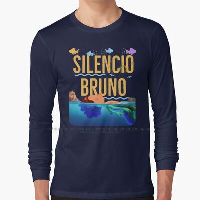 Silencio 100% Cotton Long Sleeve T Shirt Silencio Silenzio I