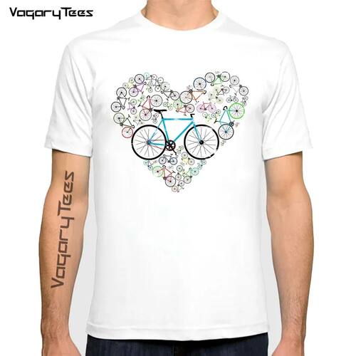 I Love My Bike t-shirt harajuku cool fixed gear Lover print