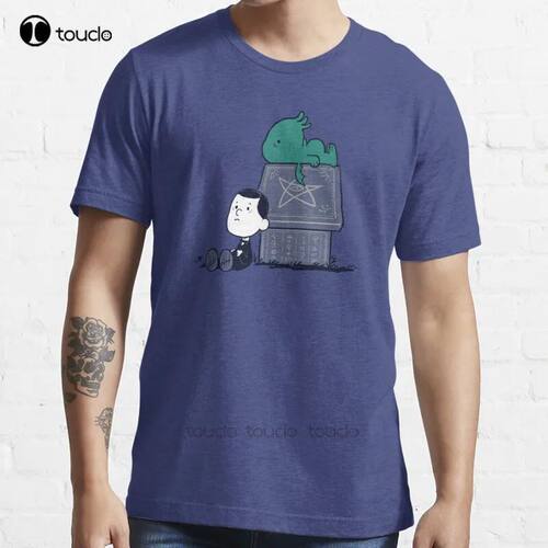 New Call Of Snoophulhu T-Shirt Cotton Men Tee Shirt White T?