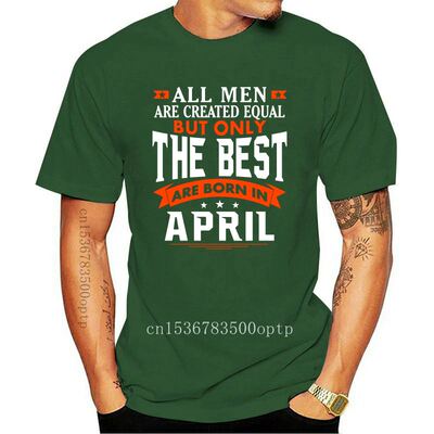 Birthday Gift Idea Born In April T-shirt For Men Dropshippin