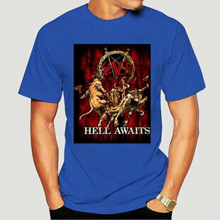 Authentic SLAYER Band Hell Awaits Album Art T-Shirt S M L XL