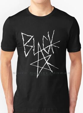 - Black Star Signature ( White ) 100% Cotton T Shirt Signatu