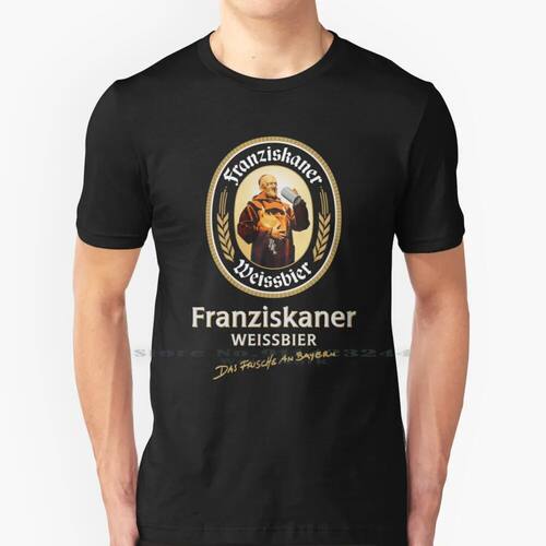 Franziskaner Weissbier 100% Cotton T Shirt Beer Soda Old Vin