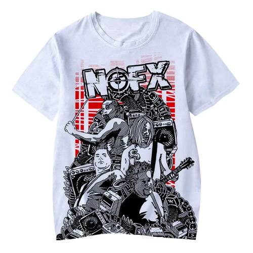 LE Nofx T Shirts Punk Rock Band 3D Print Summer Men Women Sh