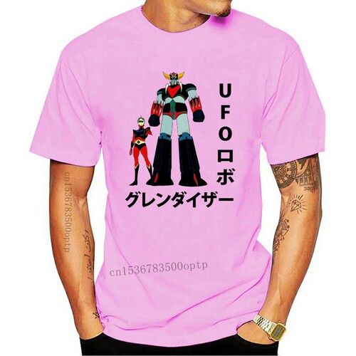 New Men T Shirt Goldorak UFO white shirt tshirts Women T-Shi