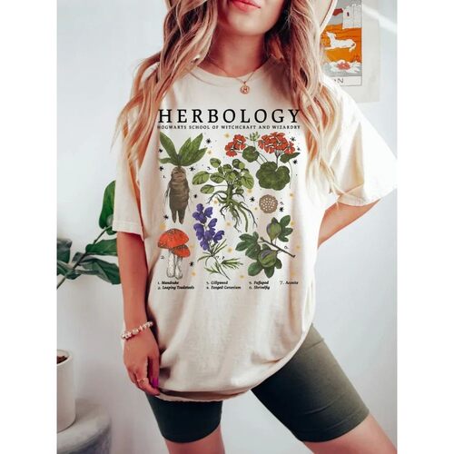 384Herbo Botanical Mandragora Tshirt Herbology Plants Colore