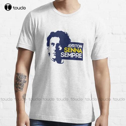 New Best Seller - Ayrton Senna Merchandise T-Shirt Cotton Te