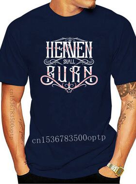 New Heaven Shall Burn Logo Black Herren T Shirt Men Rock Ban