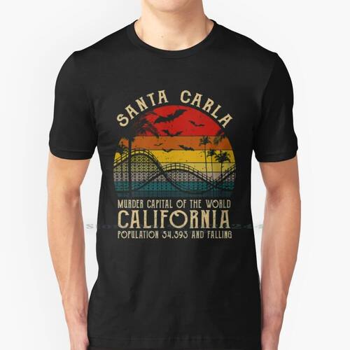 The , Santa Carla Murder Capital 100% Cotton T Shirt Santa C