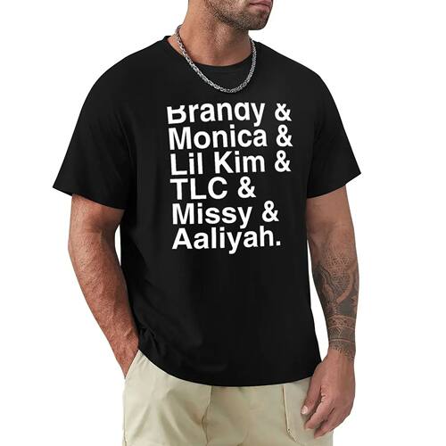 90s R&B T-Shirt customizeds funnys mens clothing funnys subl