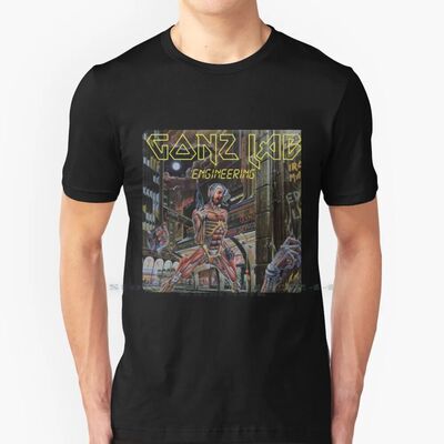 Gonz Lab-Somewhere In Time 100% Cotton T Shirt Tee Short Sle
