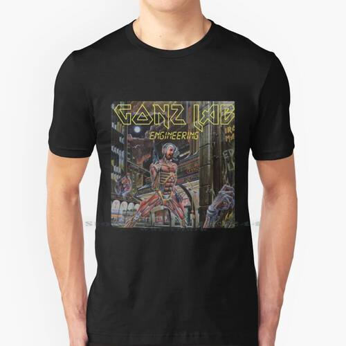 Gonz Lab-Somewhere In Time 100% Cotton T Shirt Tee Short Sle