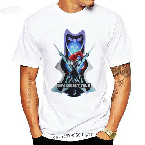 New 2021 Popular Undertale Undyne Monsters Men's Black T Shi