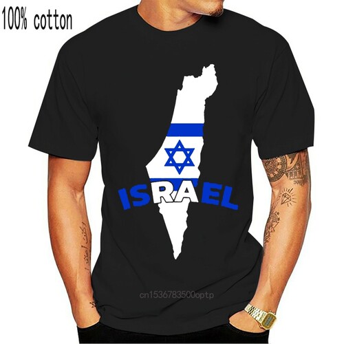 Custom Super israel flag t shirt 2019 clothing Euro Size S-5