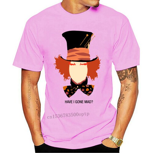 New AliceS Adventures In Wonderland Hatt MenS T-Shirt Fashio