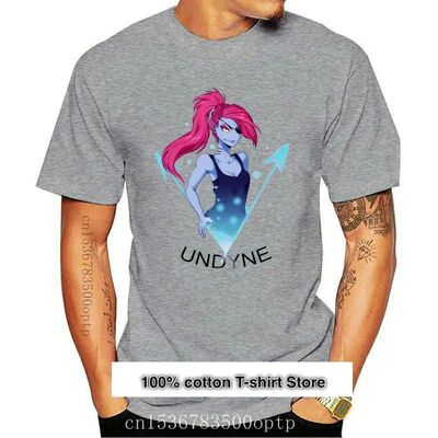 Undyne-Camiseta Unisex para hombre, Camisa estampada, top