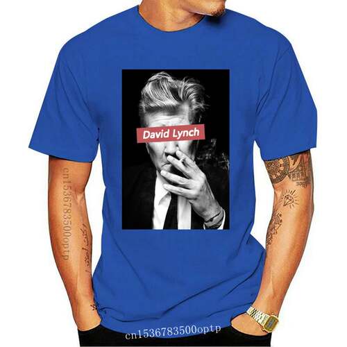 New David Lynch Men's T Shirts Twin Peaks Funny Pure Cotton