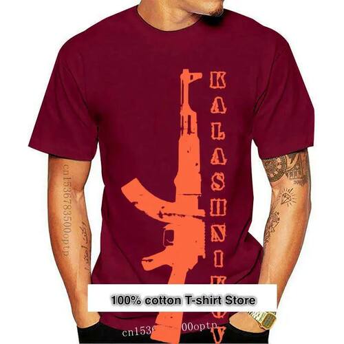 Camiseta de Ak-47 Kalashnikov para hombre, Camisetas estampa