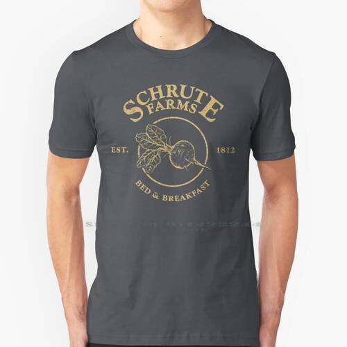 Schrute Farms 100% Cotton T Shirt Schrute Farms Office Beets