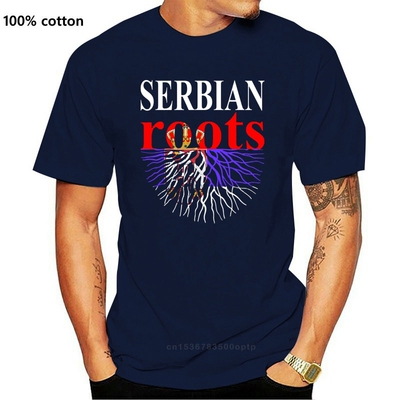 Serbian Roots Serbia Flag T Shirt Short Sleeve Tshirt Men Ne
