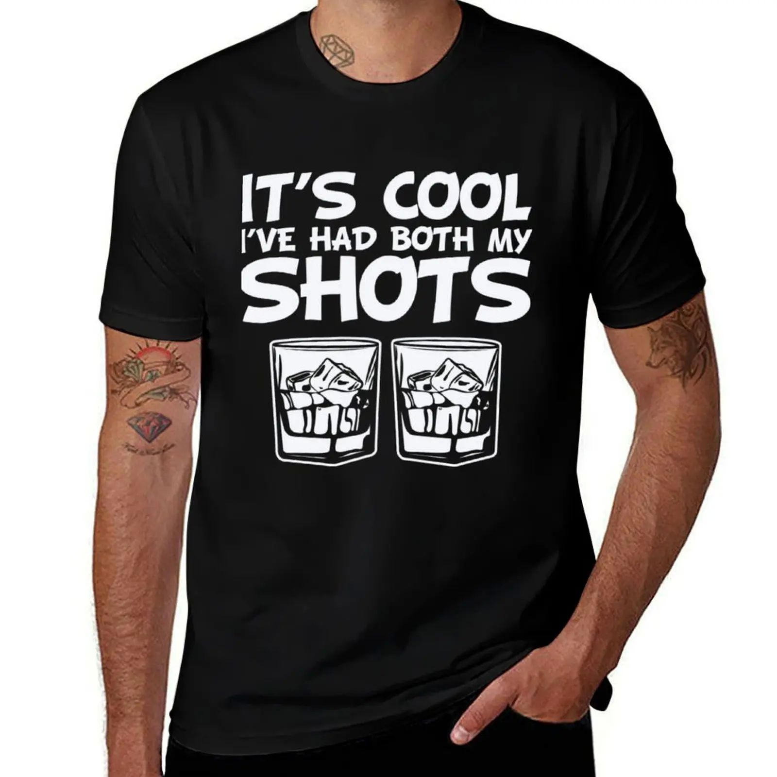 Bourbon Whiskey It's Cool I've Had Both My Shots T-Shirt fun图片