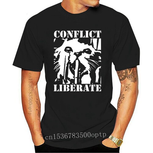 New Conflict To A Nation Of Animal Lovers 1983 Album T Shirt