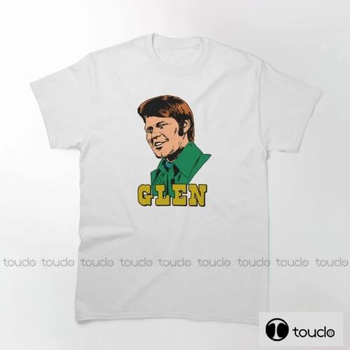 New Glen Campbell Tribute T Shirts Men/Women Printed Cotton