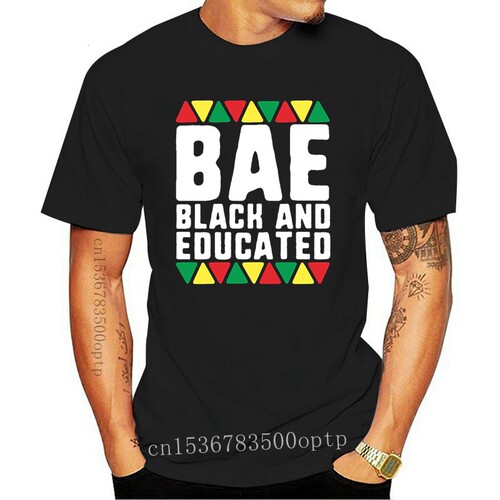 New 2021est Fashion Bae Black And Educated African Pride T S
