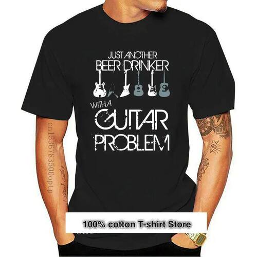 Camisetas Vintage con problemas de guitarra para hombre, rop