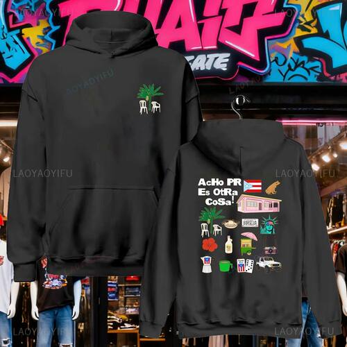 Rap Cool Bad Bunny DTMF Pullover Men Women Autumn and Winter