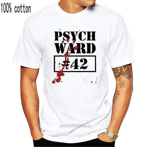 personality T-shirt Trends Psych Ward Inmate Funny Escaped J