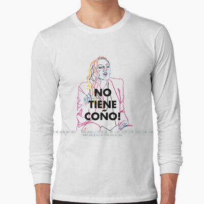 She Has No Pussy! 100% Cotton Long Sleeve T Shirt Sprinkle D