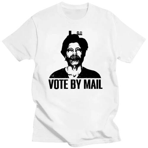 Vote By Mail Ted Kaczynski T Shirt Unabomber Fans Short Slee