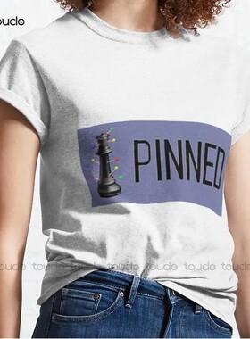 New Chess Pinned Cap Classic T-Shirt Cotton Tee Shirt T?Shir
