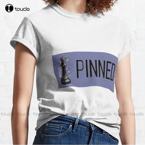 New Chess Pinned Cap Classic T-Shirt Cotton Tee Shirt T?Shir