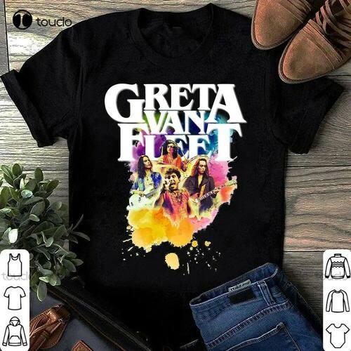 New Greta Van Fleet Rock Music Band T-Shirt Greta Van Fleet