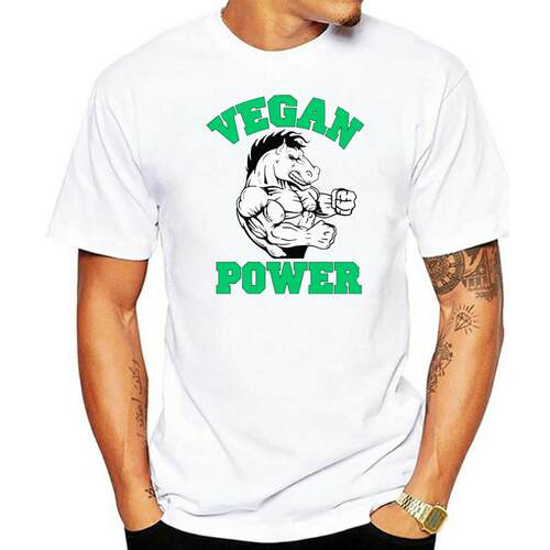 Vegan Power Horse – t-shirt Hip Hop Anti-rides pour hommes,